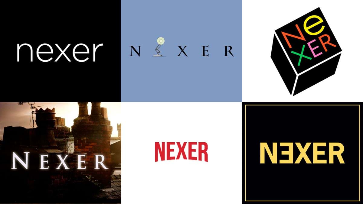 Nexer logo mockups