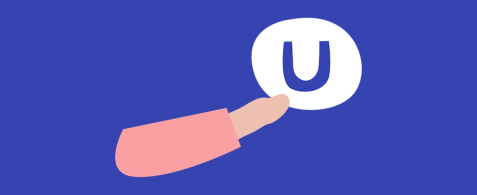 An illustrated arm holding an Umbraco logo