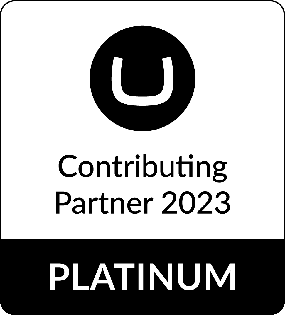 Contributing platinum partner 2023 badge