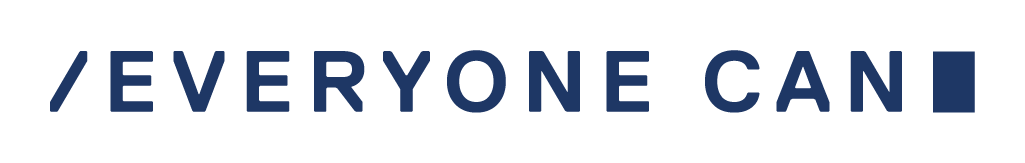 Everyone Can Logo Single Line Dark Blue@2X