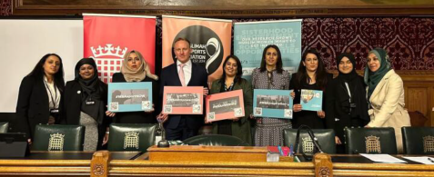 A panel at The House of Commons presenting research on Muslim Women in Sport